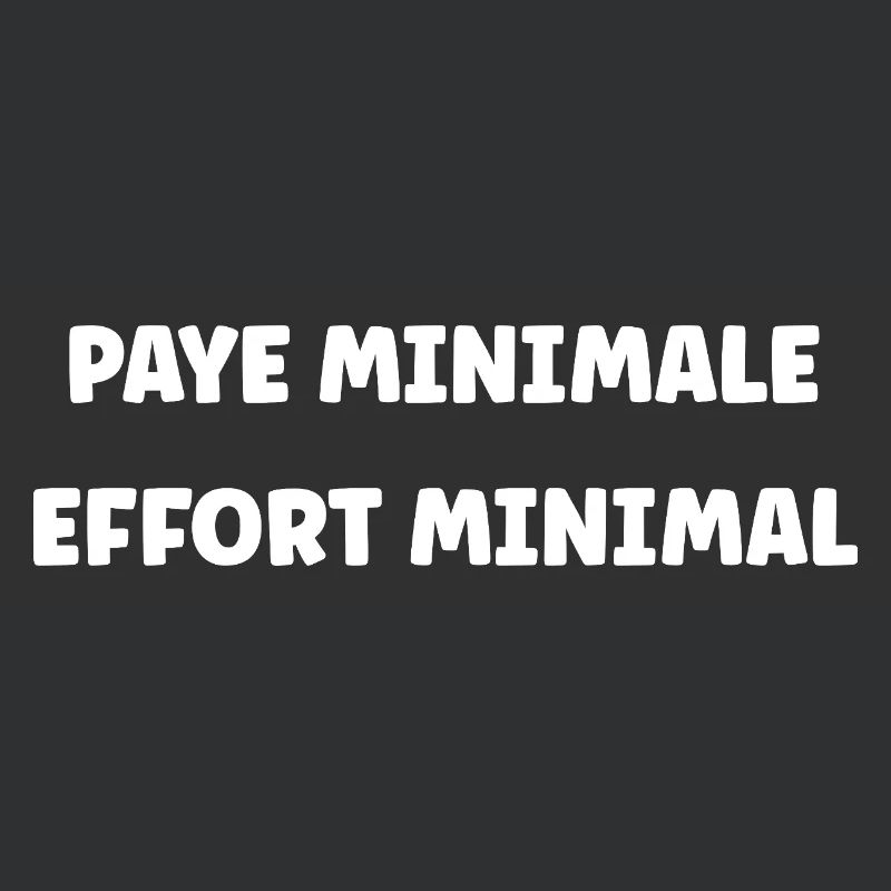 Minimum Pay, Minimum Effort