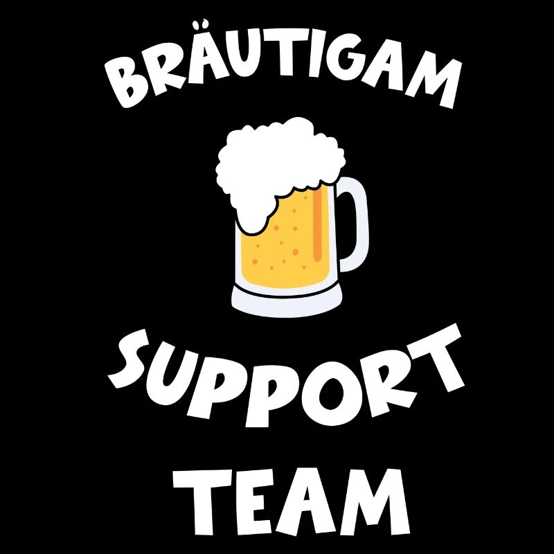 Bräutigam Support Team Junggesellenabschied Heirat