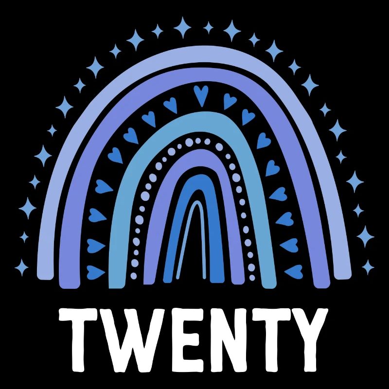Blue Rainbow Twenty Years 20th Birthday