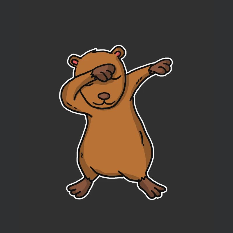 Cadeau de Dabbing Capybara