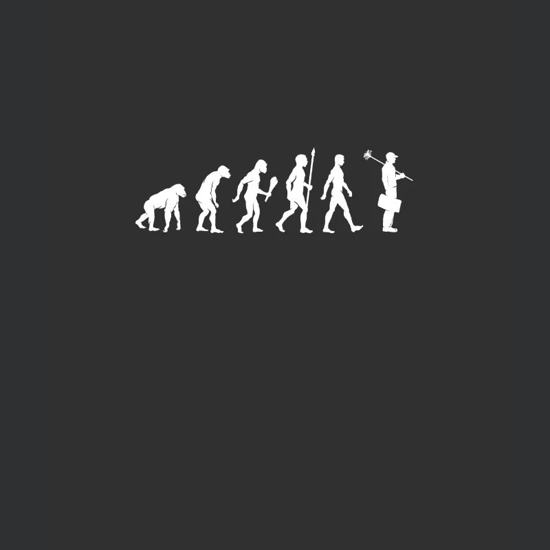 Lustige Schornsteinfeger Evolution Geschenkidee