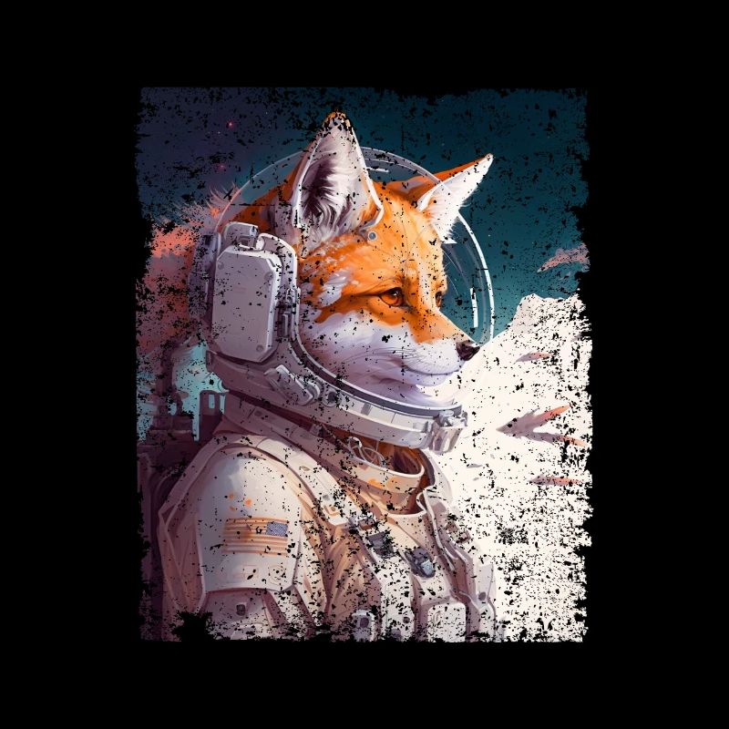 Space fox fox in space Spacesuit