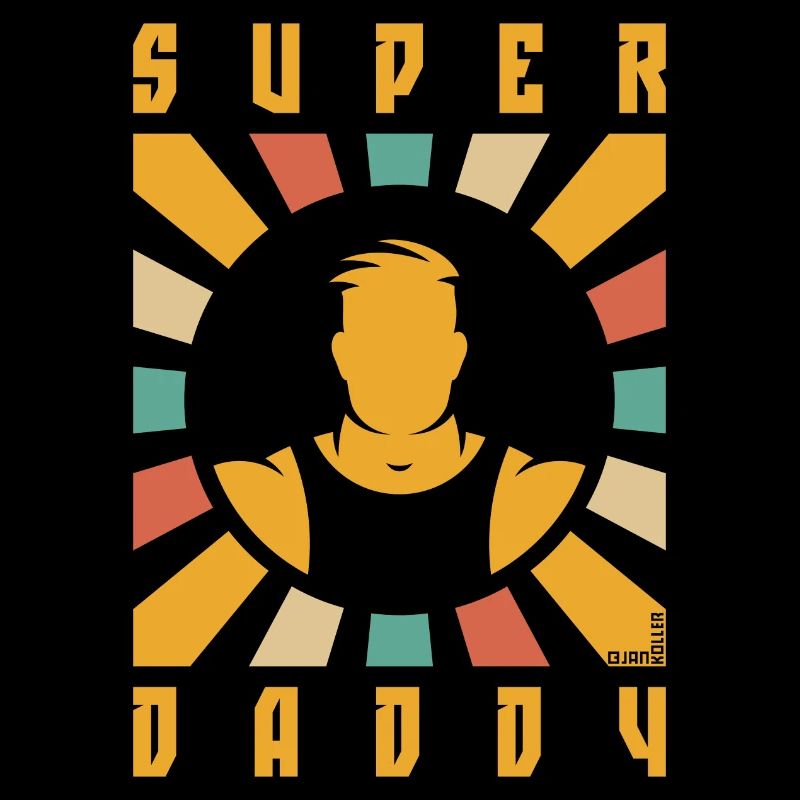 Super Daddy (Papa / Vater / Strahlen / 4C)