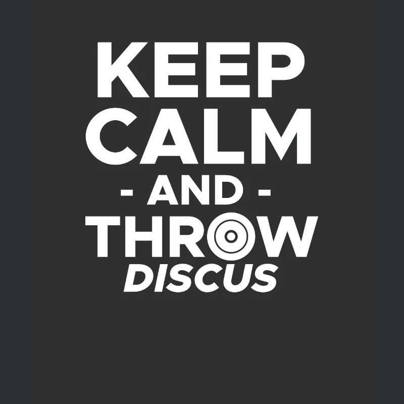 Keep Calm And Throw Discus Discus Thrower Shirt