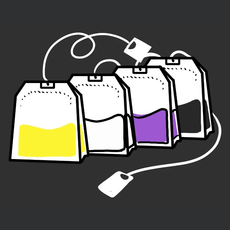 Nonbinary Pride Tea Bag Nonbinary Pride