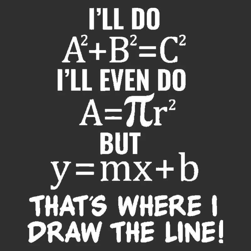 Tee shirt Math Math Basic Meme pour jeunes filles adolescentes et