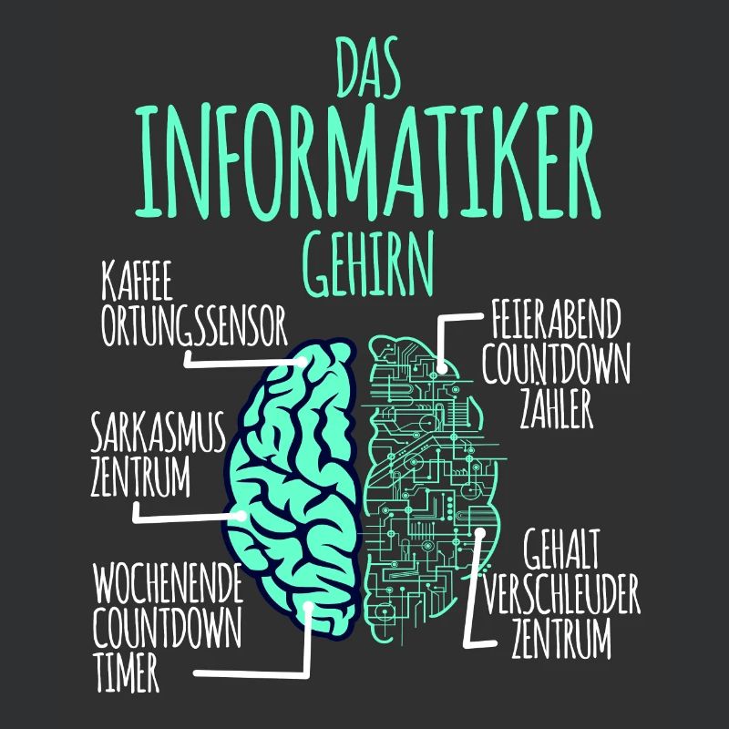 Informatiker Informatik Programmierer Nerd Geek
