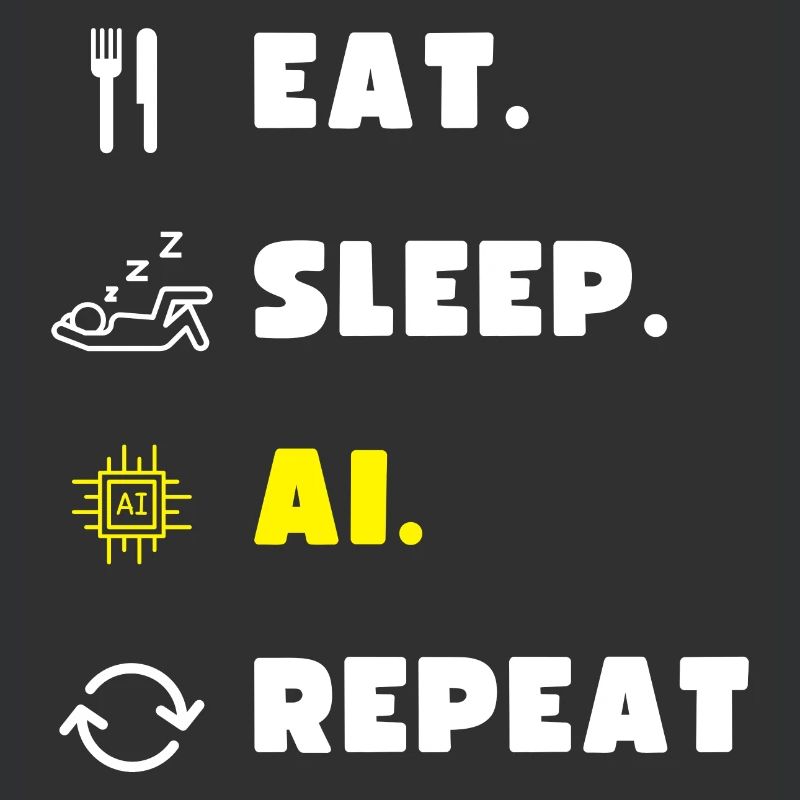 AI Künstliche Intelligenz Coding Geschenk lustig