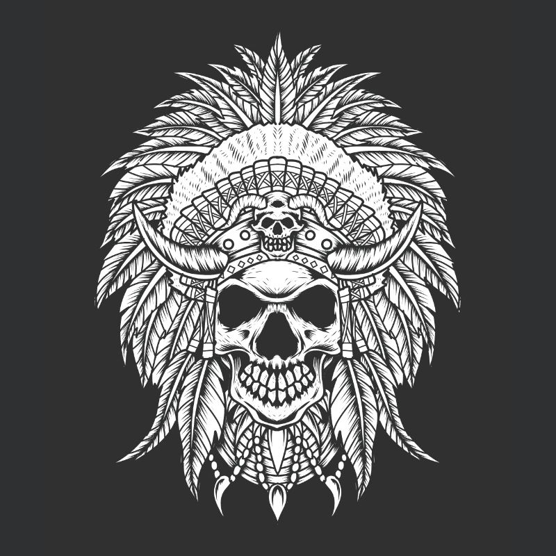Indigenous Skull Skull