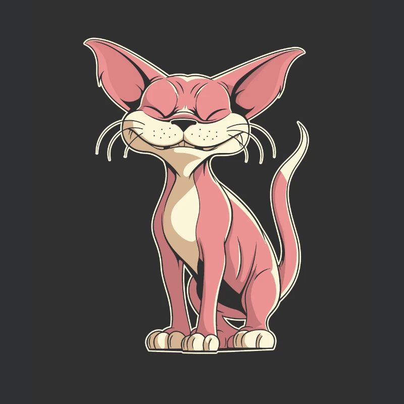 Chat Sphynx Drôle