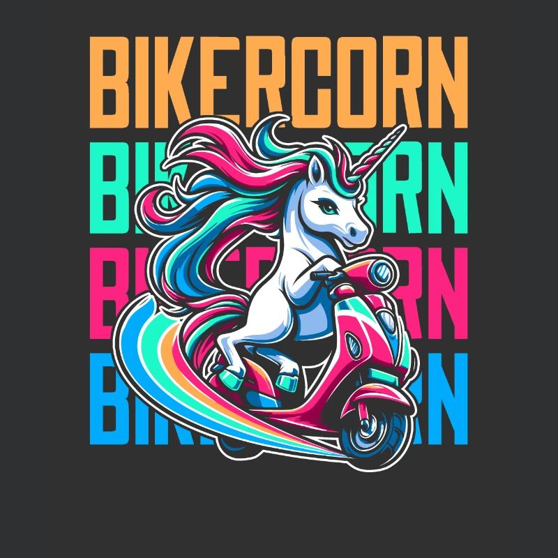 Motorroller Einhorn Scootercorn