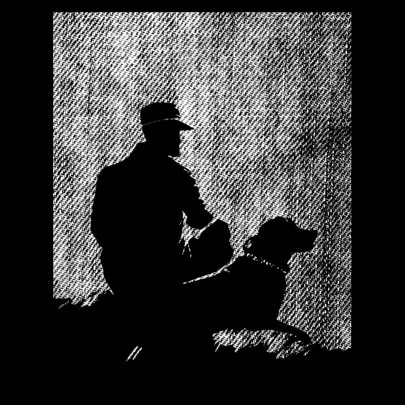 Beste Freunde Mann mit Hund