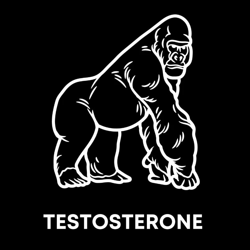 Testosterone Gorilla Alpha Gym Motivation