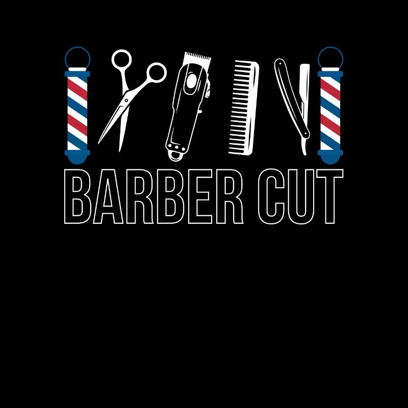Barber Cut Gift Beard Chemise de coiffeur
