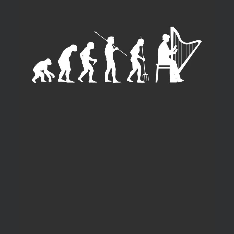 Evolution Harp Player Shirt Cadeau