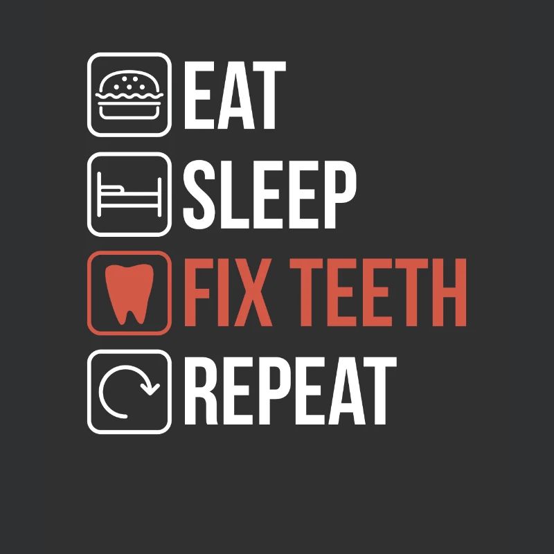 Eat Sleep Fix Teeth Repeat Shirt Gift