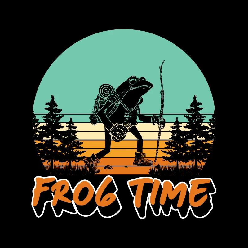 Frog Time tree frog on migration