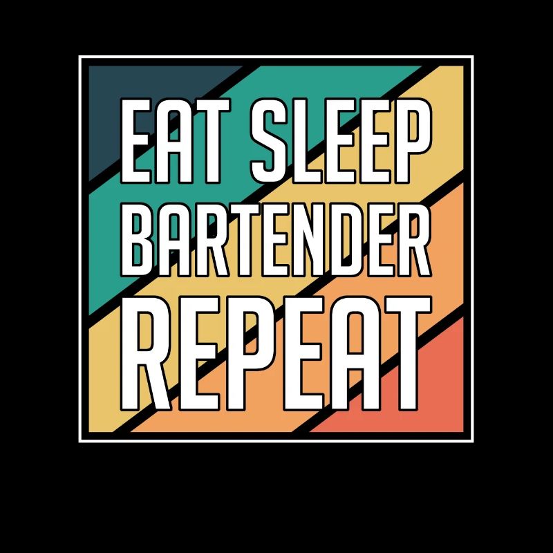 Eat Sleep Bartender Repeat Shirt