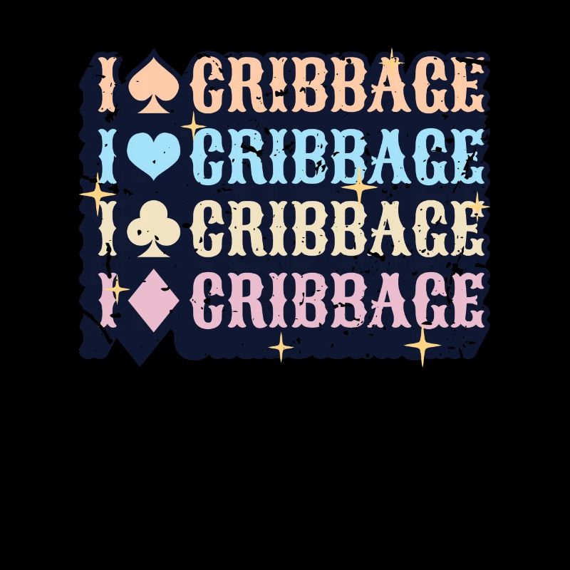 I Love Cribbage Shirt Gift