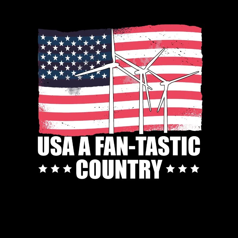 Drapeau des États-Unis Drapeau de l’Amérique Éoliennes