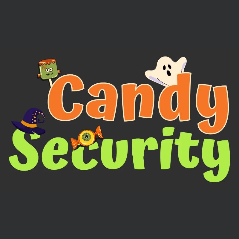 Lustiges Halloween-Kostüm Candy Security