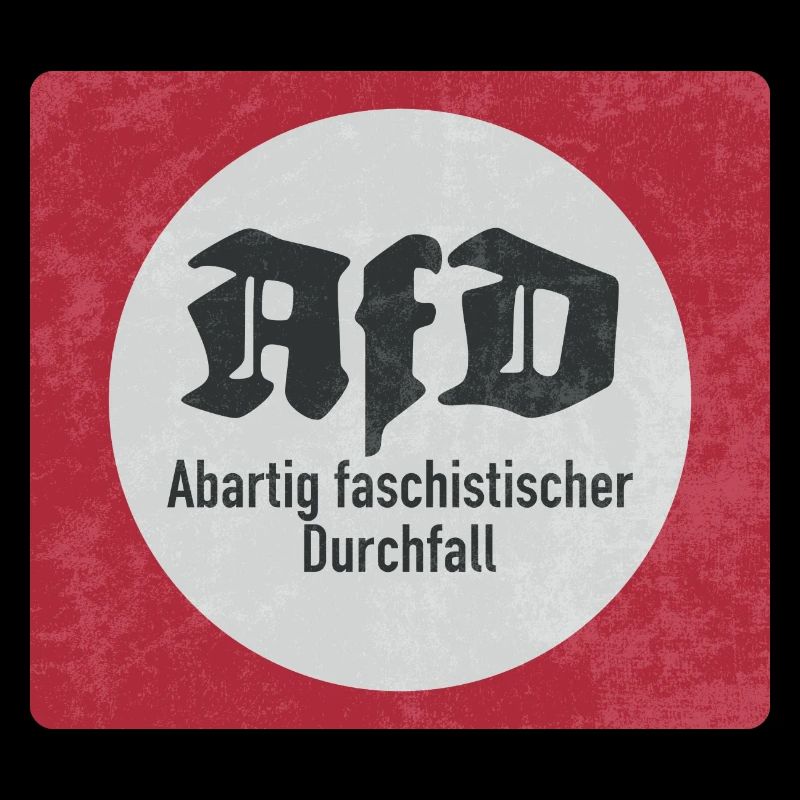 ANTI AFD STICKER, FASCHISTISCHER DURCHFALL
