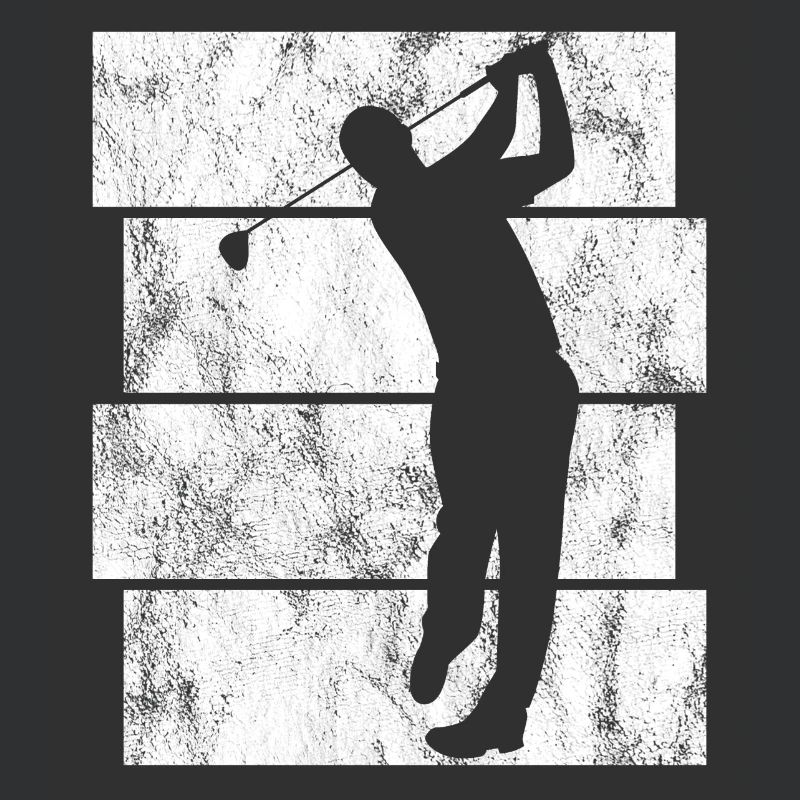 Golfspieler Retro Golfer Golfschläger Golfen Golf