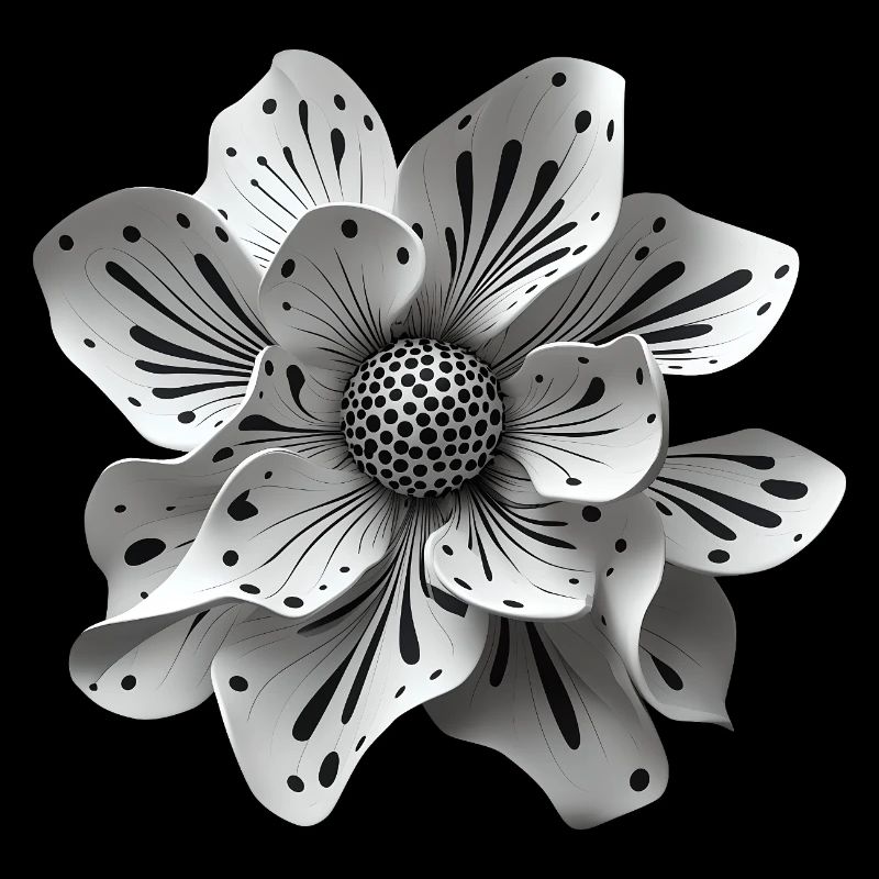Fleur Edelweiss Abstrait