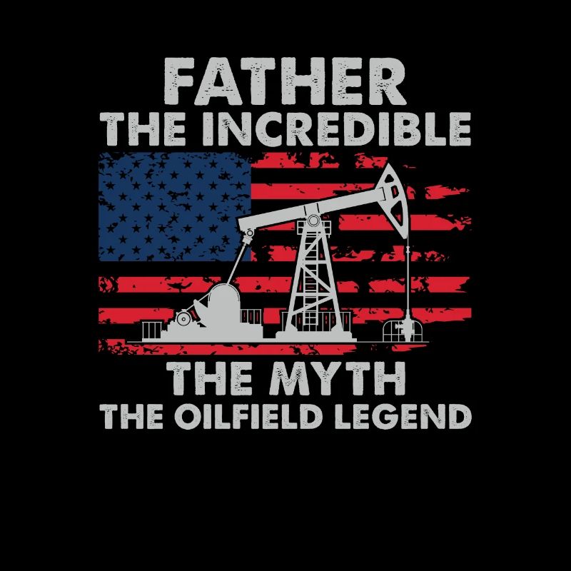 Ölfeld-Arbeiter Vater Der Mythos Lustiger