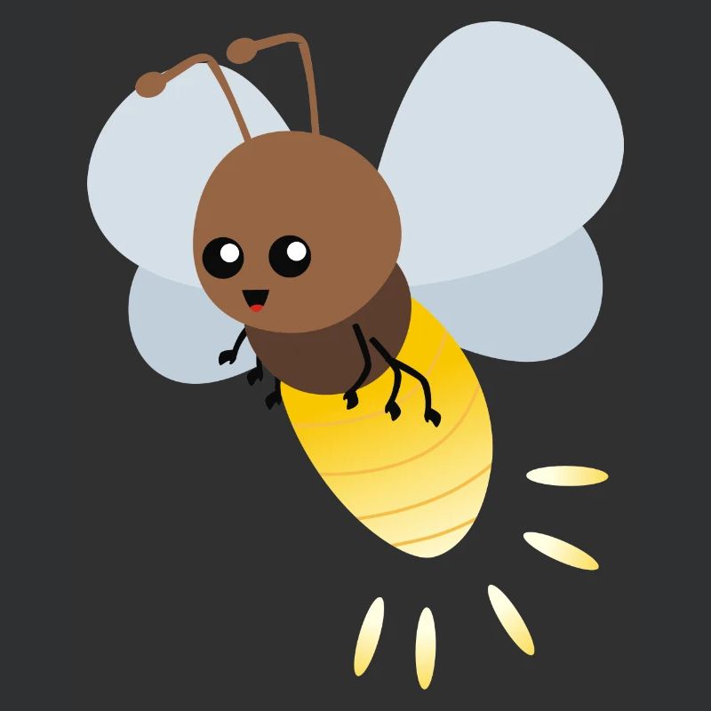 Nette Firefly-Karikatur