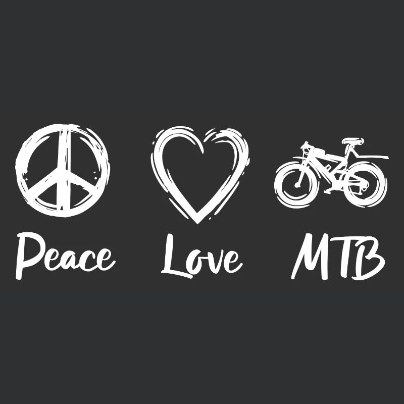 Frieden Liebe MTB