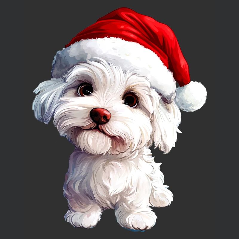 Hund Weihnachtsmann
