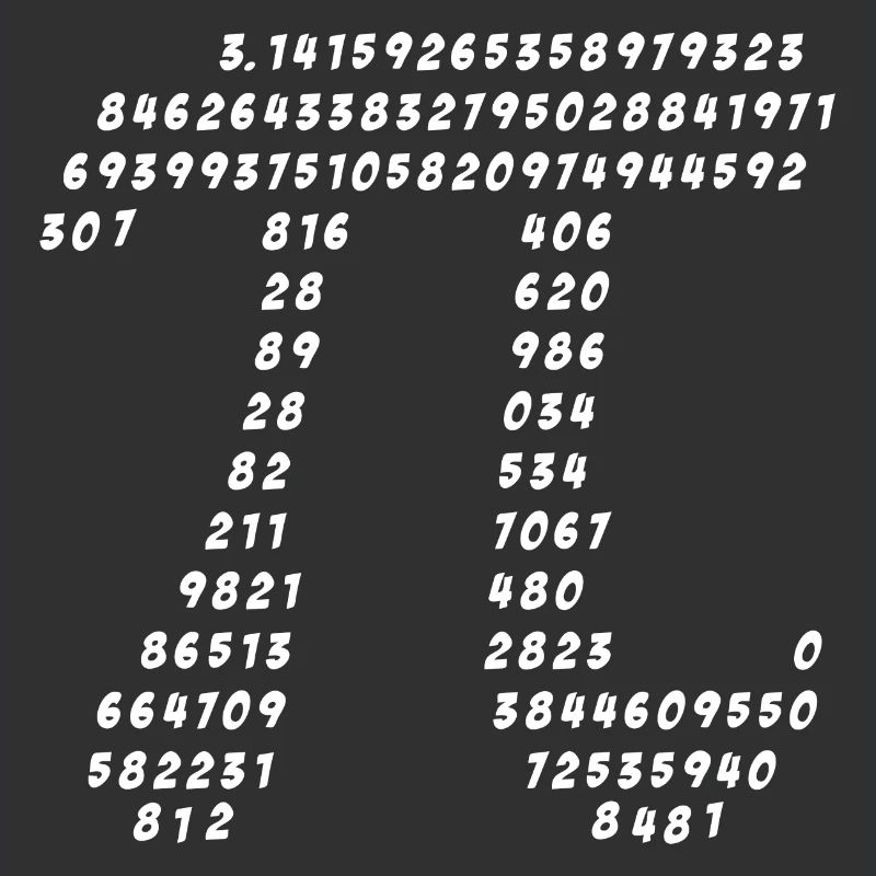 Pi, π Follow Numbers Day Math Math Symbols