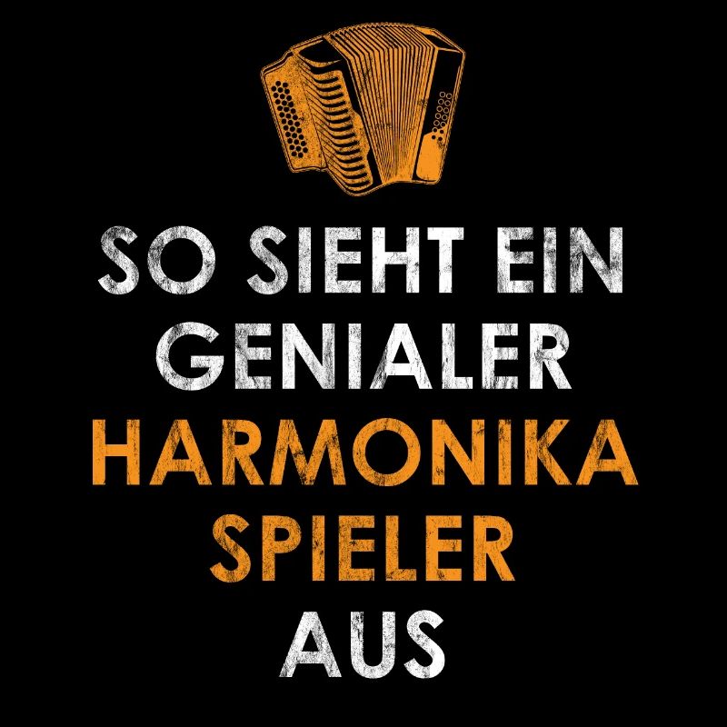 So sieht ein genialer Harmonika Spieler aus