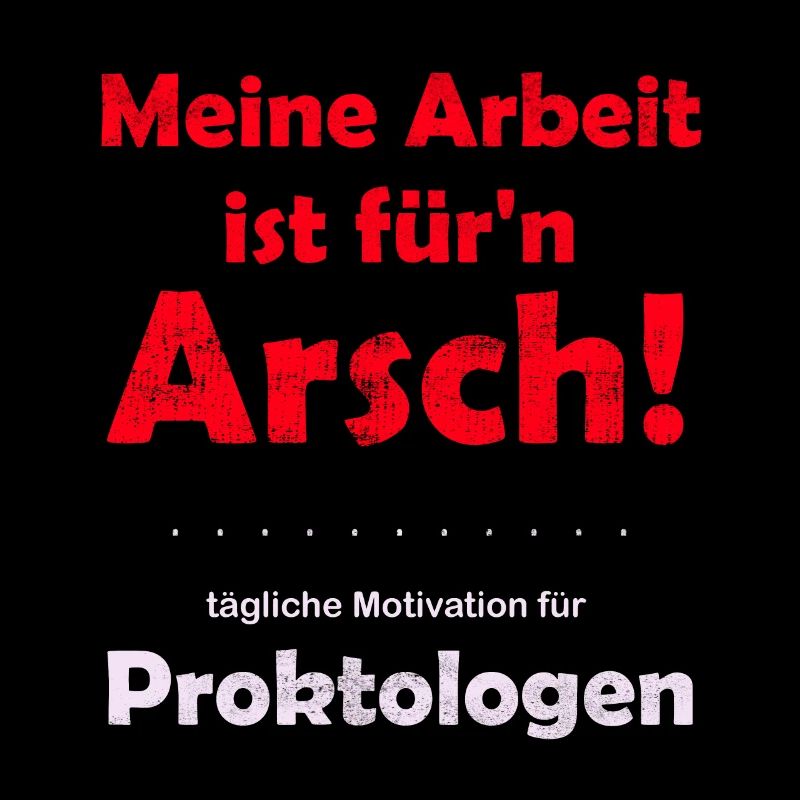 Geschenkidee Geschenk lustiger Spruch Proktologe