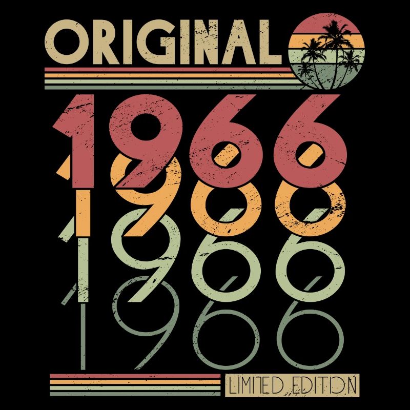 Millésime 1966 Original Retro anniversaire