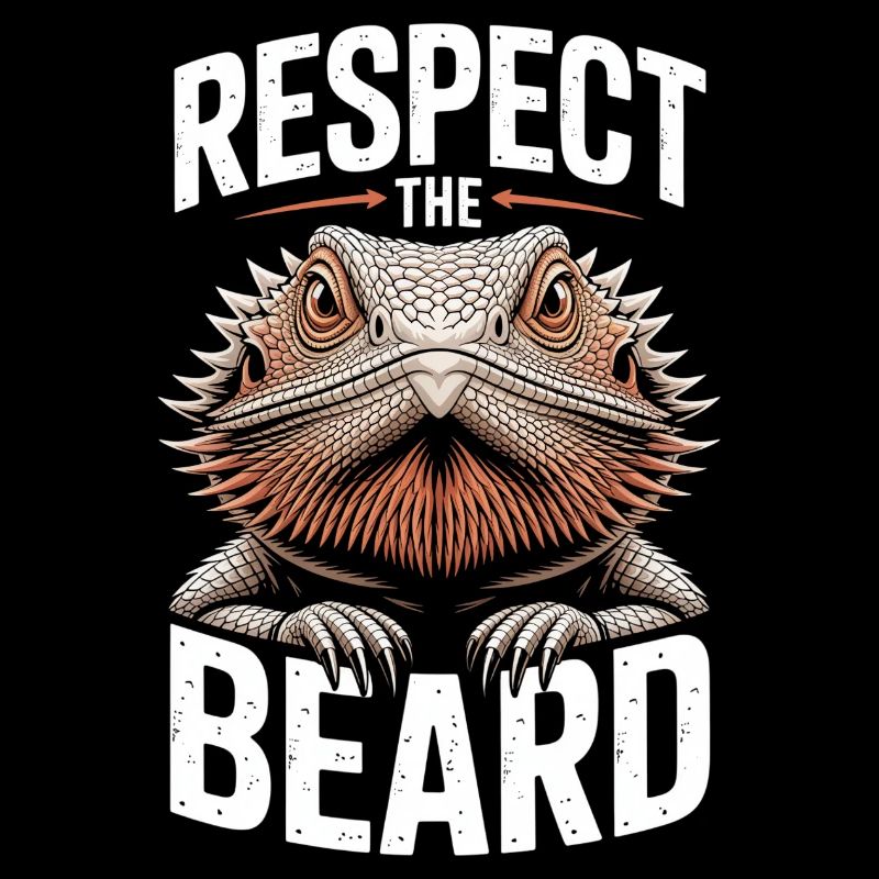 Respect the Beard! Bartagame Reptil Terraristik