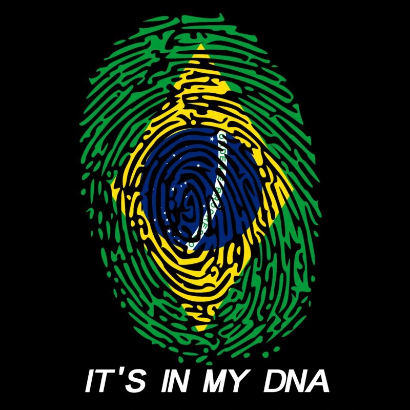 Brésil Drapeau brésilien C'est dans mon ADN