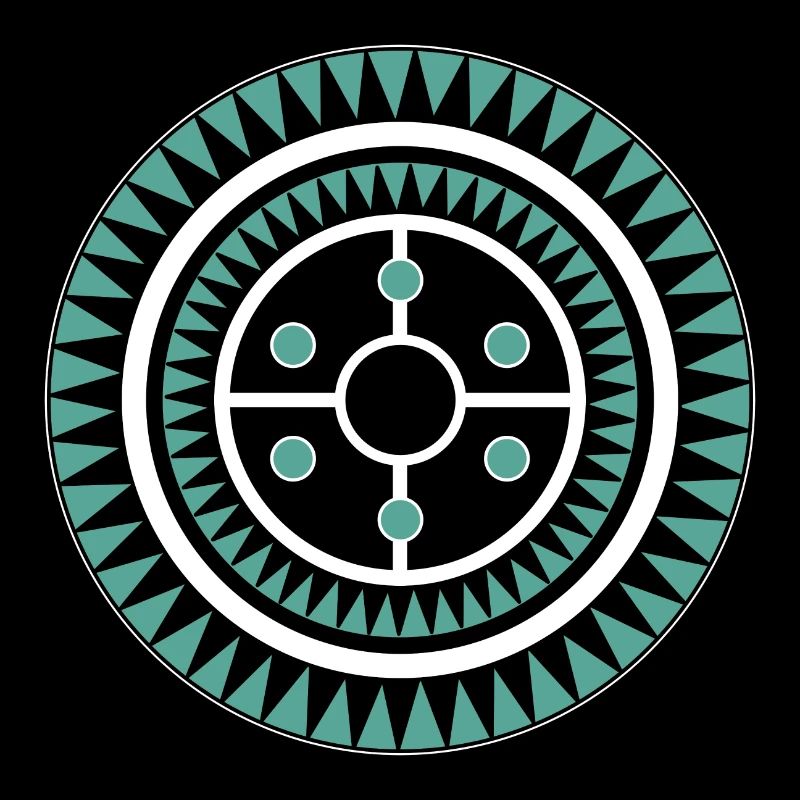 Couronne de soleil avec des points en construction pastel