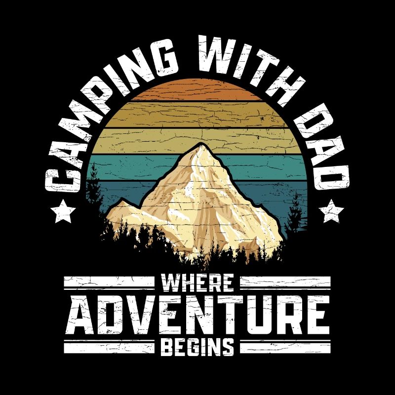 Camping Camper Vater Papa