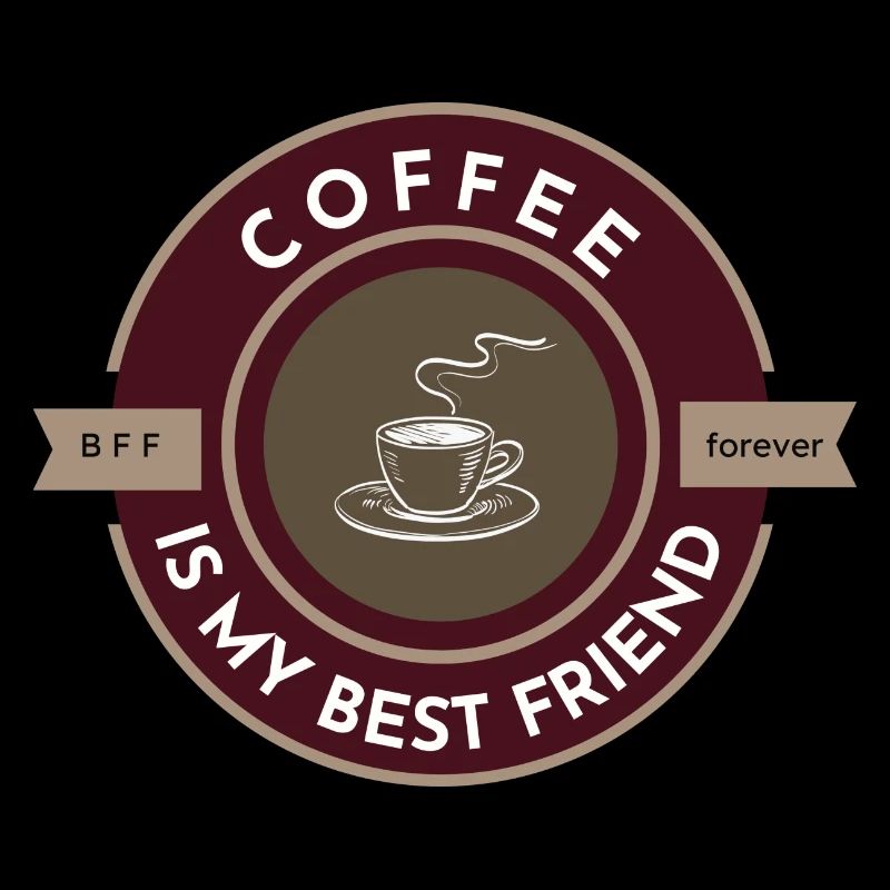 Kaffee ist mein bester Freund düster