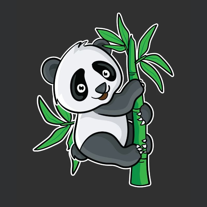 Conception mignonne de bambou de panda pour les fans de panda