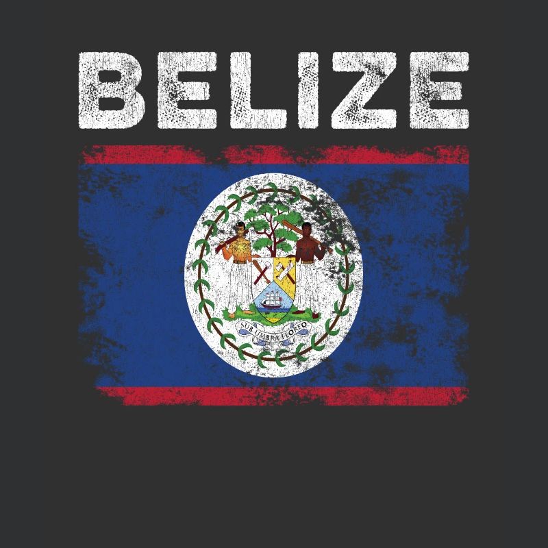 Belize Flag Distressed - Belizean Flag