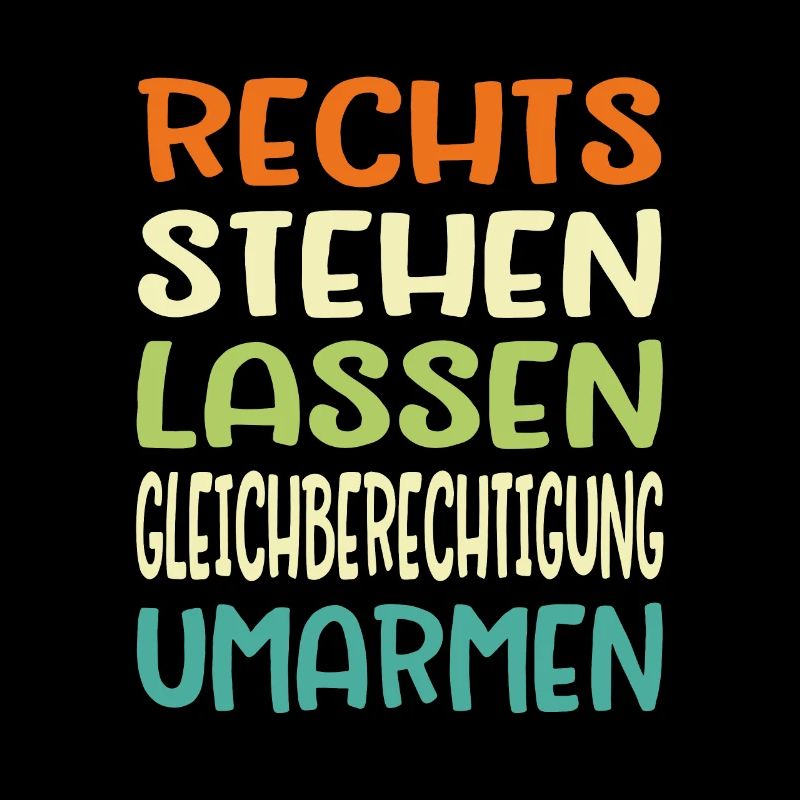 rechts stehen lassen