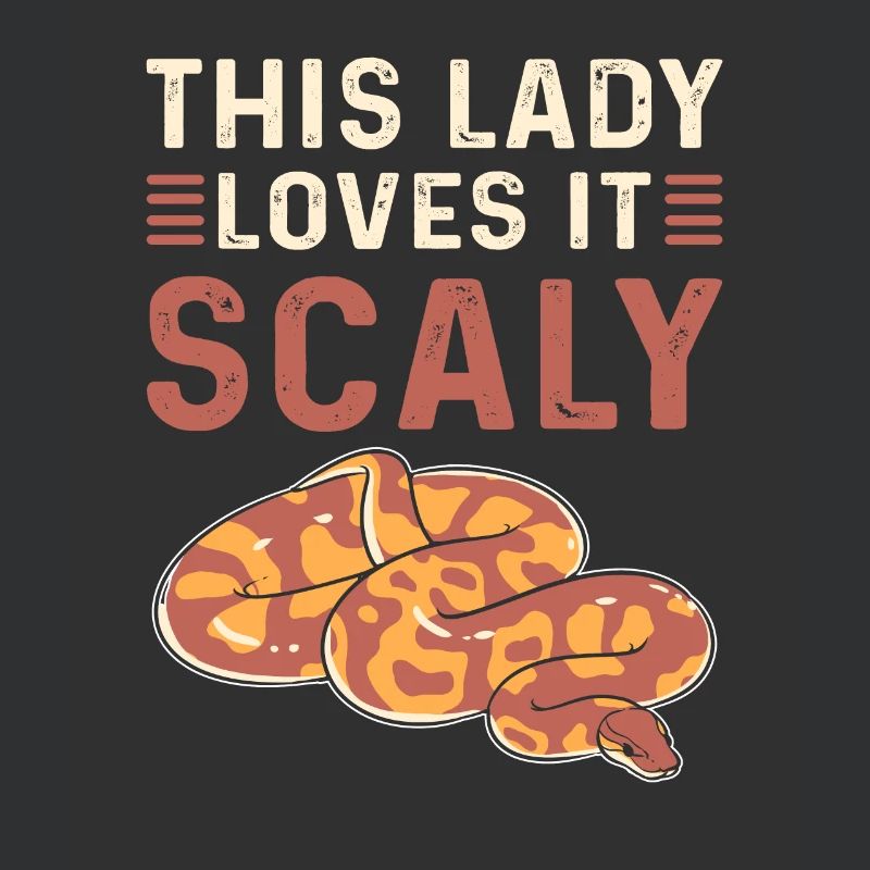 Cette dame l’aime écailleux. Roi Python