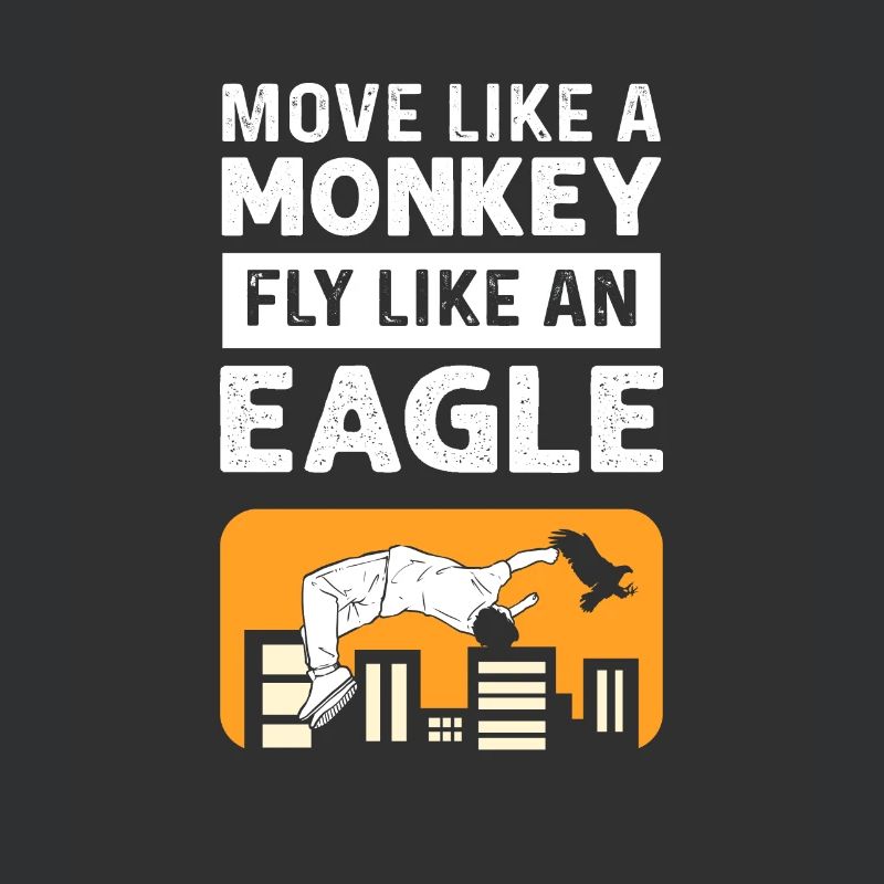 Move like a monkey. Fly like an eagle.