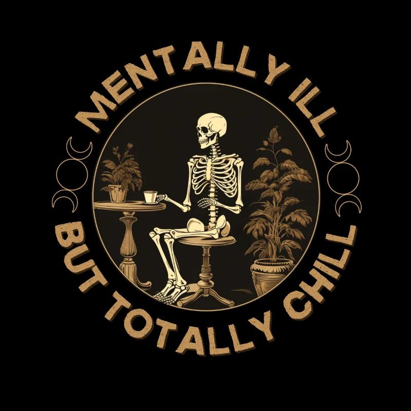 Café squelette malade mental mais totalement refroidi