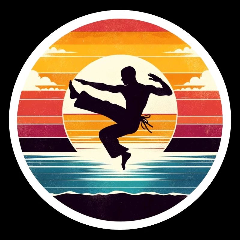 Cadeau de combattant de capoeira