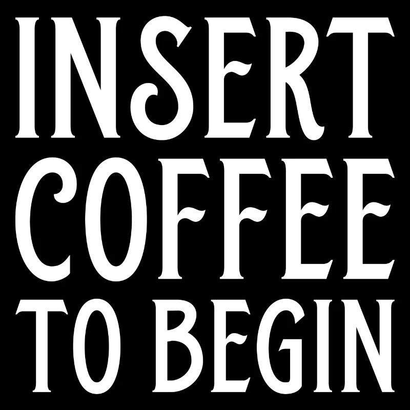 Insérez le café pour commencer