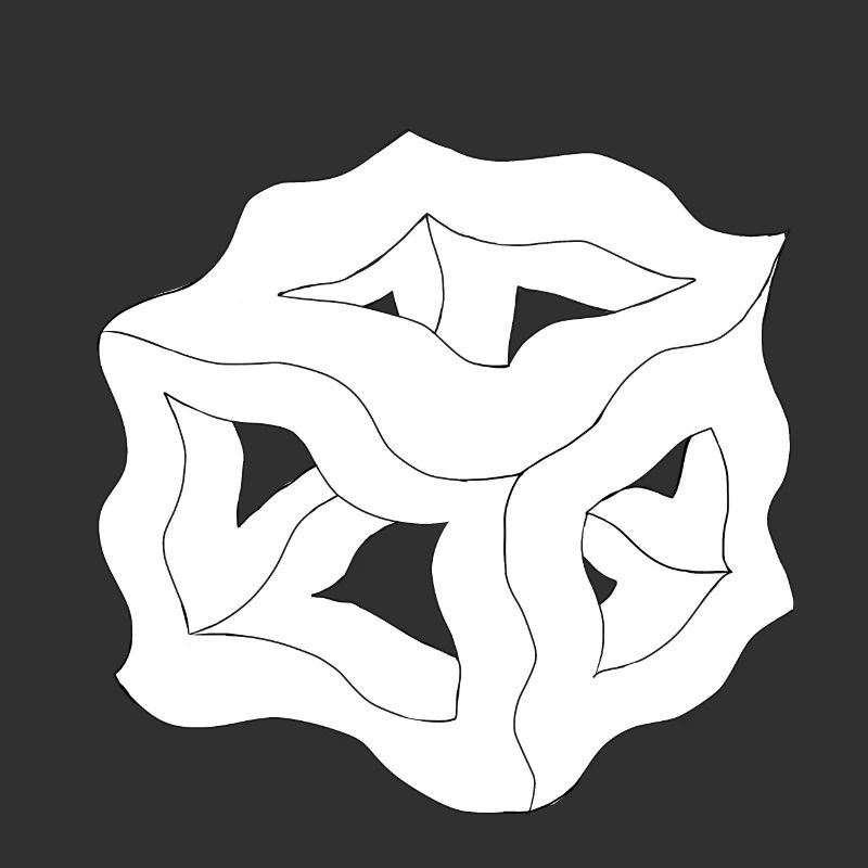 Traumwürfel oder Weißer Plato